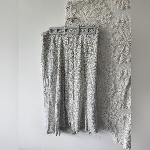 Button Up Polkadot Skirt